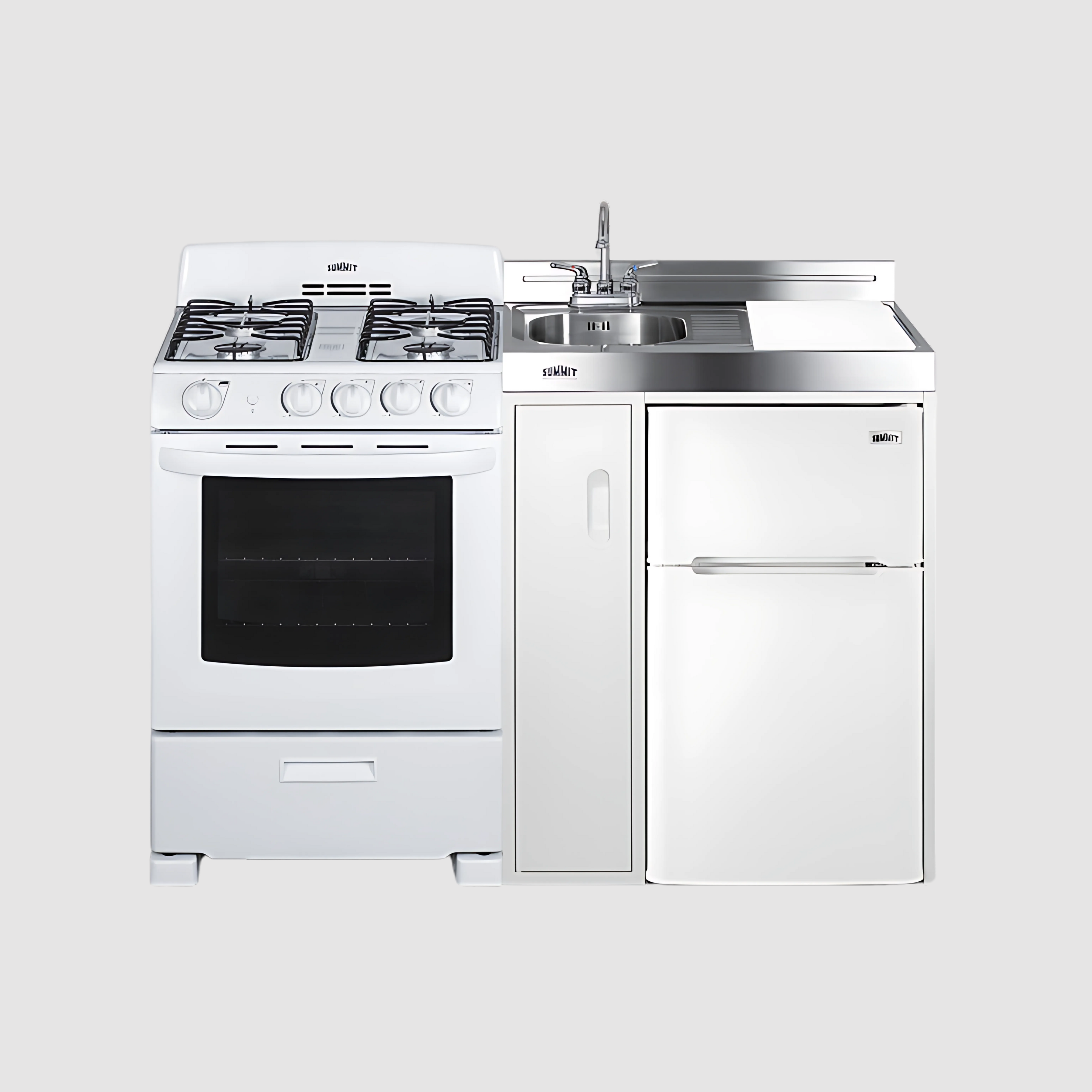 Summit 54" Wide All-in-One Kitchenette with Electric Coil Range ACK54COILW