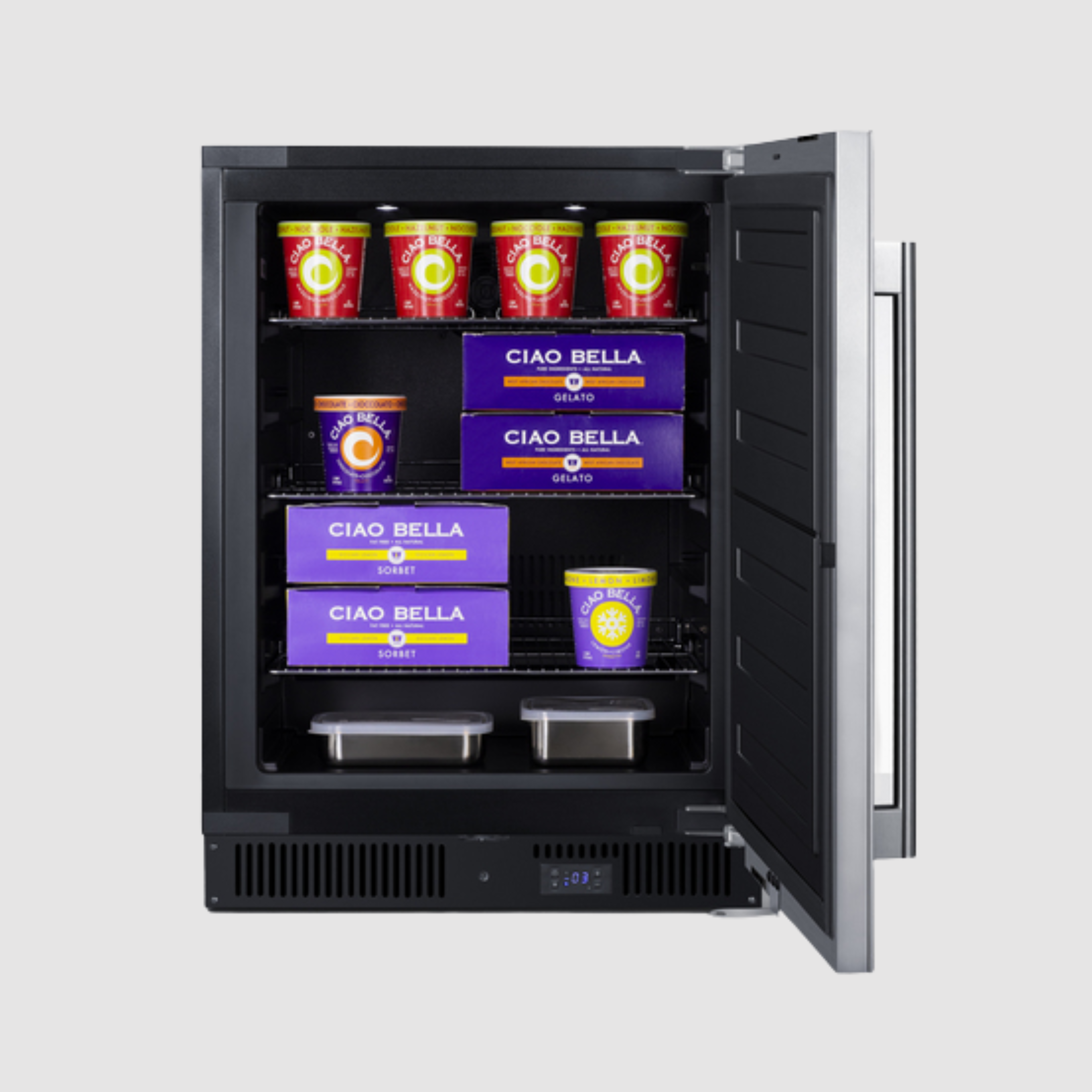Summit 24" Wide Built-In All-Freezer, ADA Compliant ALFZ53