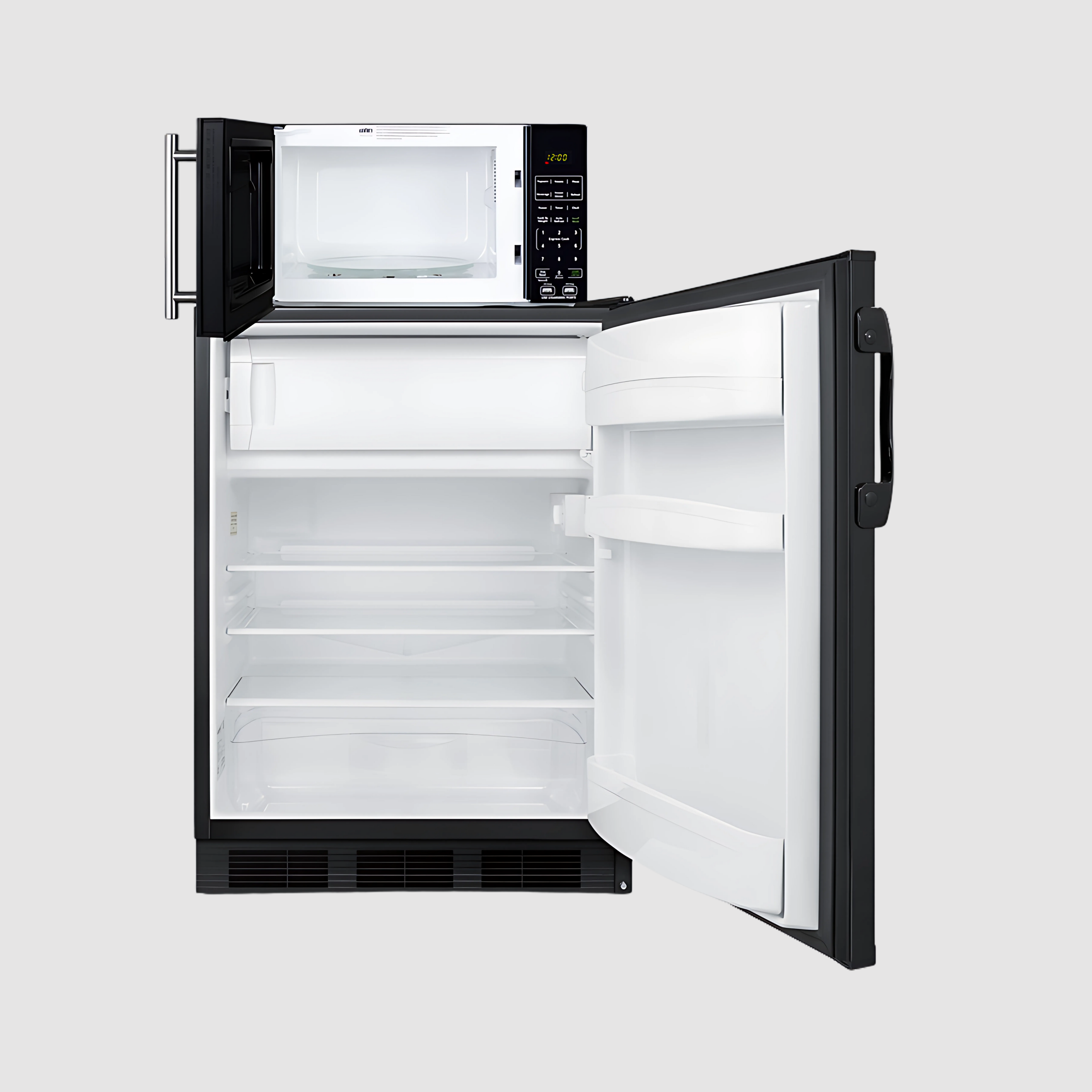 Summit Microwave/Refrigerator-Freezer Combination with Allocator MRF66BKA