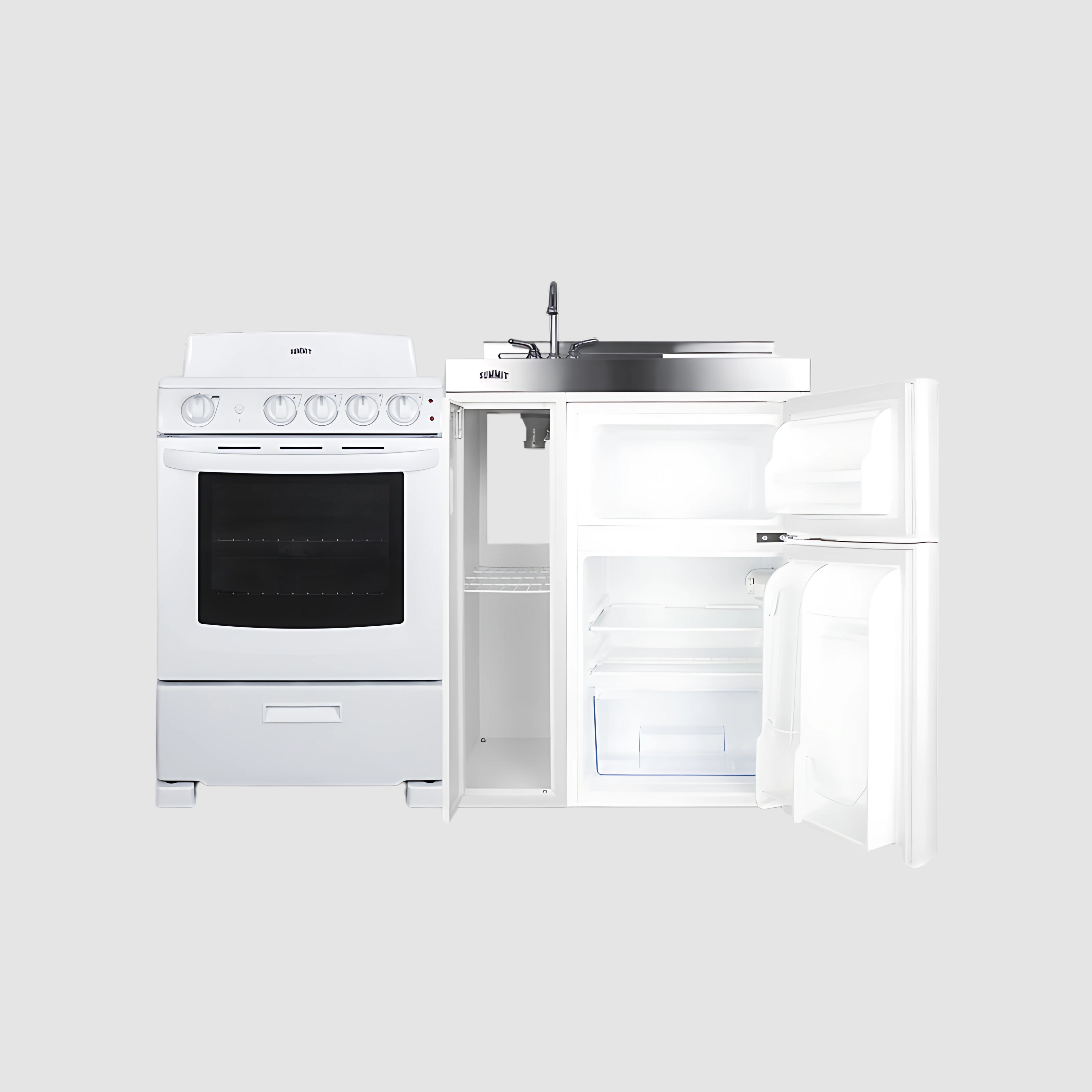 Summit 54" Wide All-in-One Kitchenette with Electric Coil Range ACK54COILW
