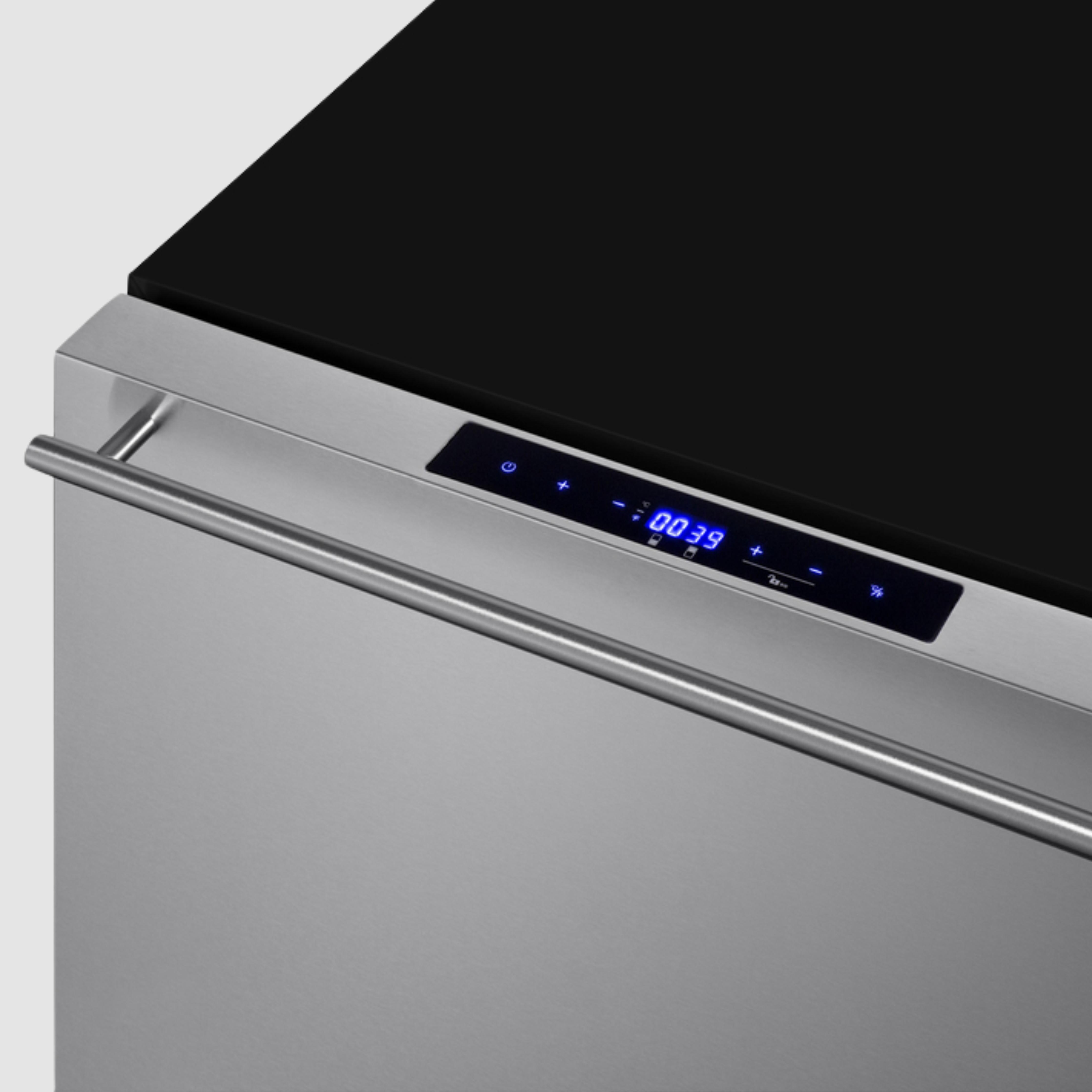 Summit 24" Wide Outdoor 2-Drawer Refrigerator-Freezer, ADA Compliant ADRF244OS