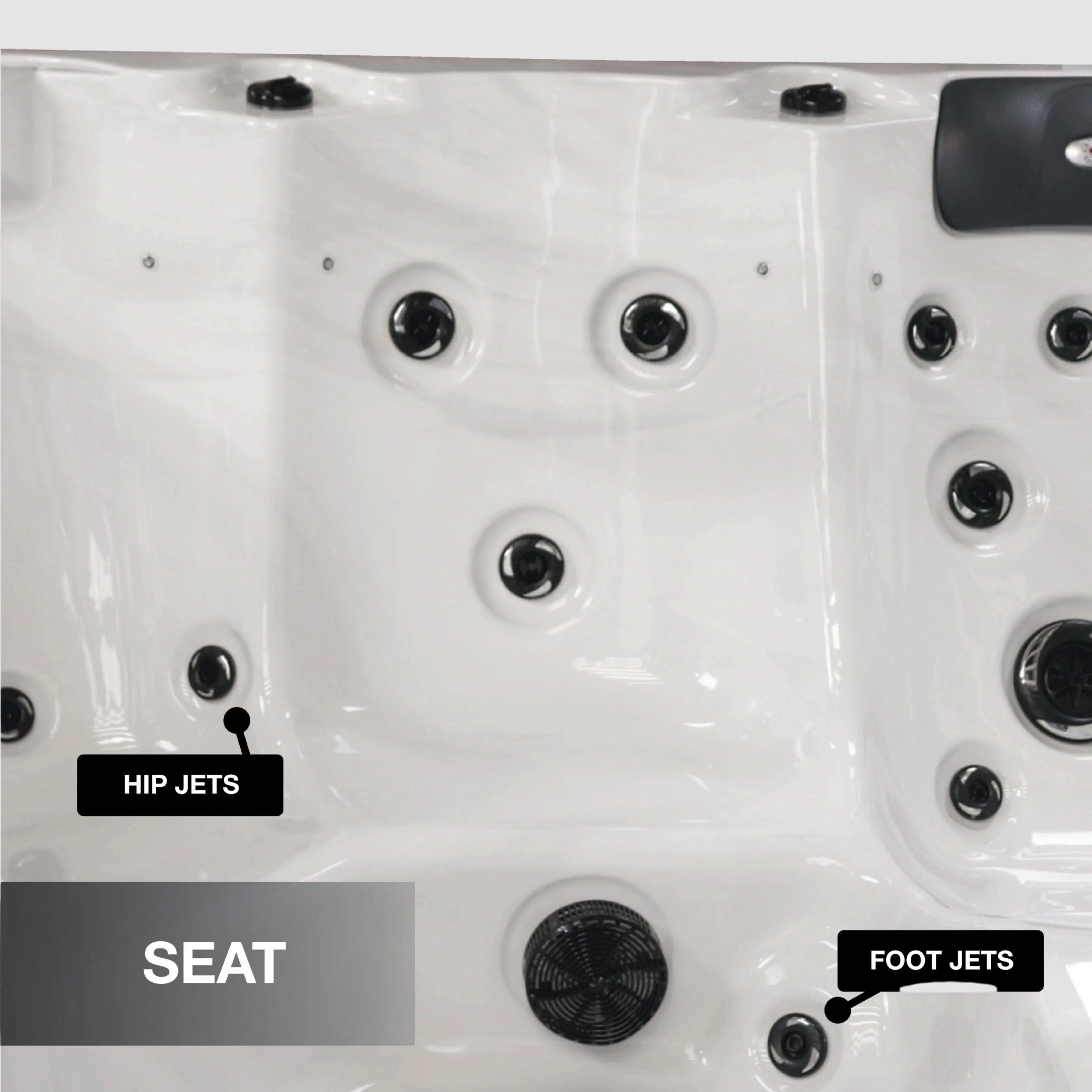Canadian Spa Erie SE GL 6-Person 46-Jet Hot Tub Canadian Spa Hot Tub MiraModo Home