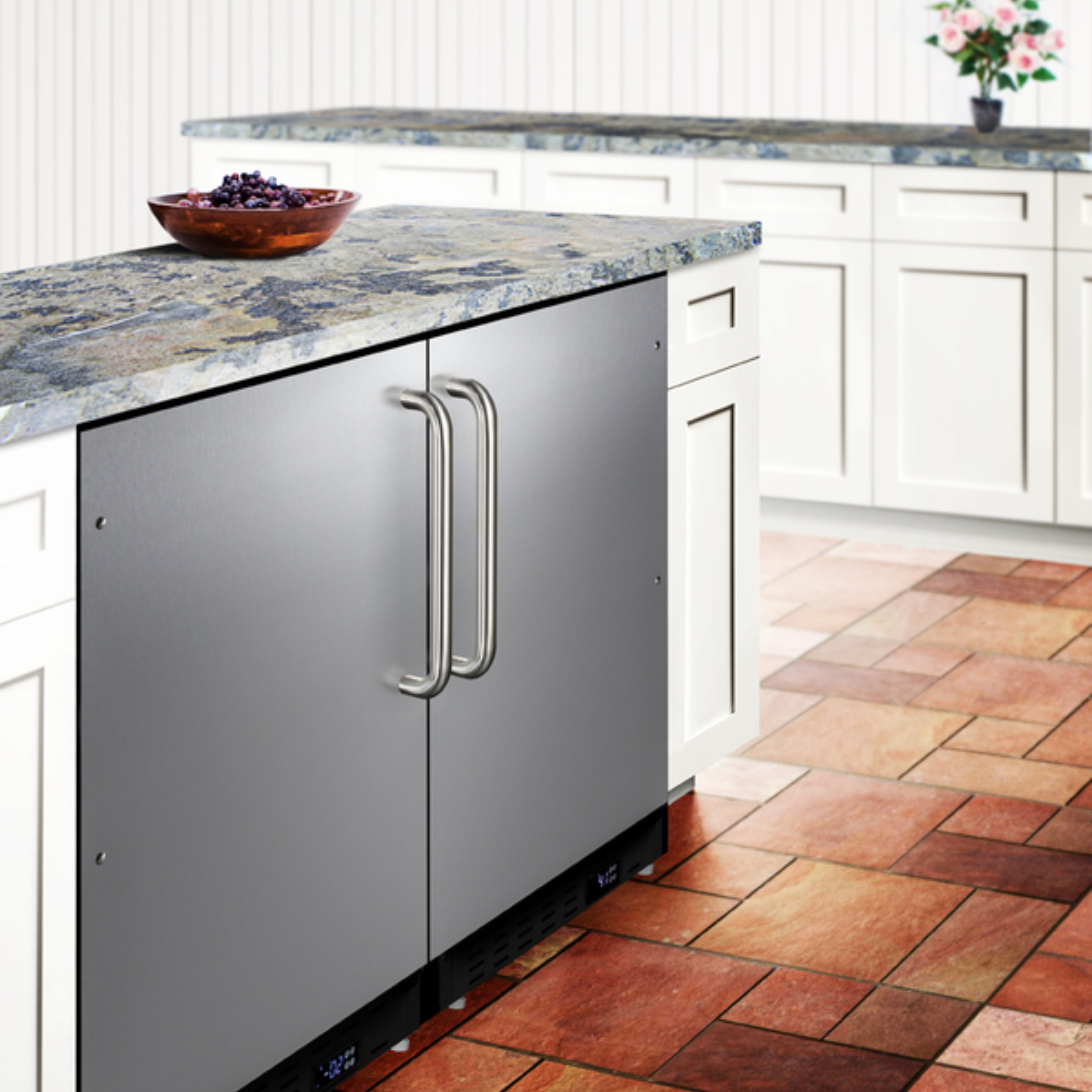 Summit 21" Wide Built-In All-Refrigerator, ADA Compliant ALR47BSSTB