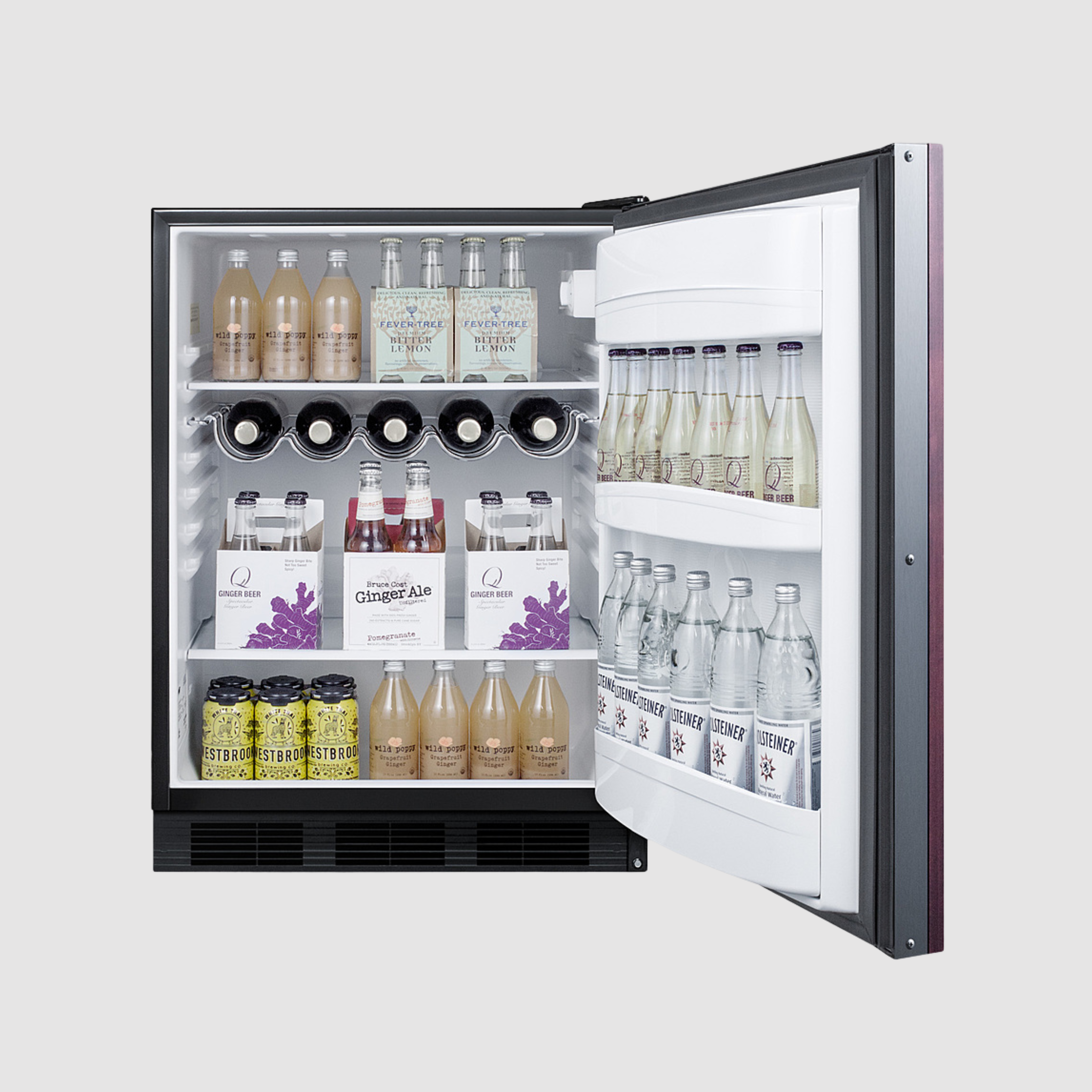 Summit 24" Wide Built-In All-Refrigerator, ADA Compliant (Panel Not Included) AR5BIF