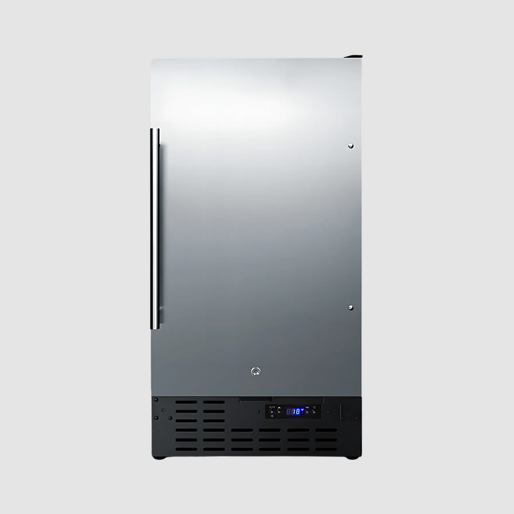 Summit 18" 8 lb. Drain-Free Icemaker (Panel Not Included) BIM18IF