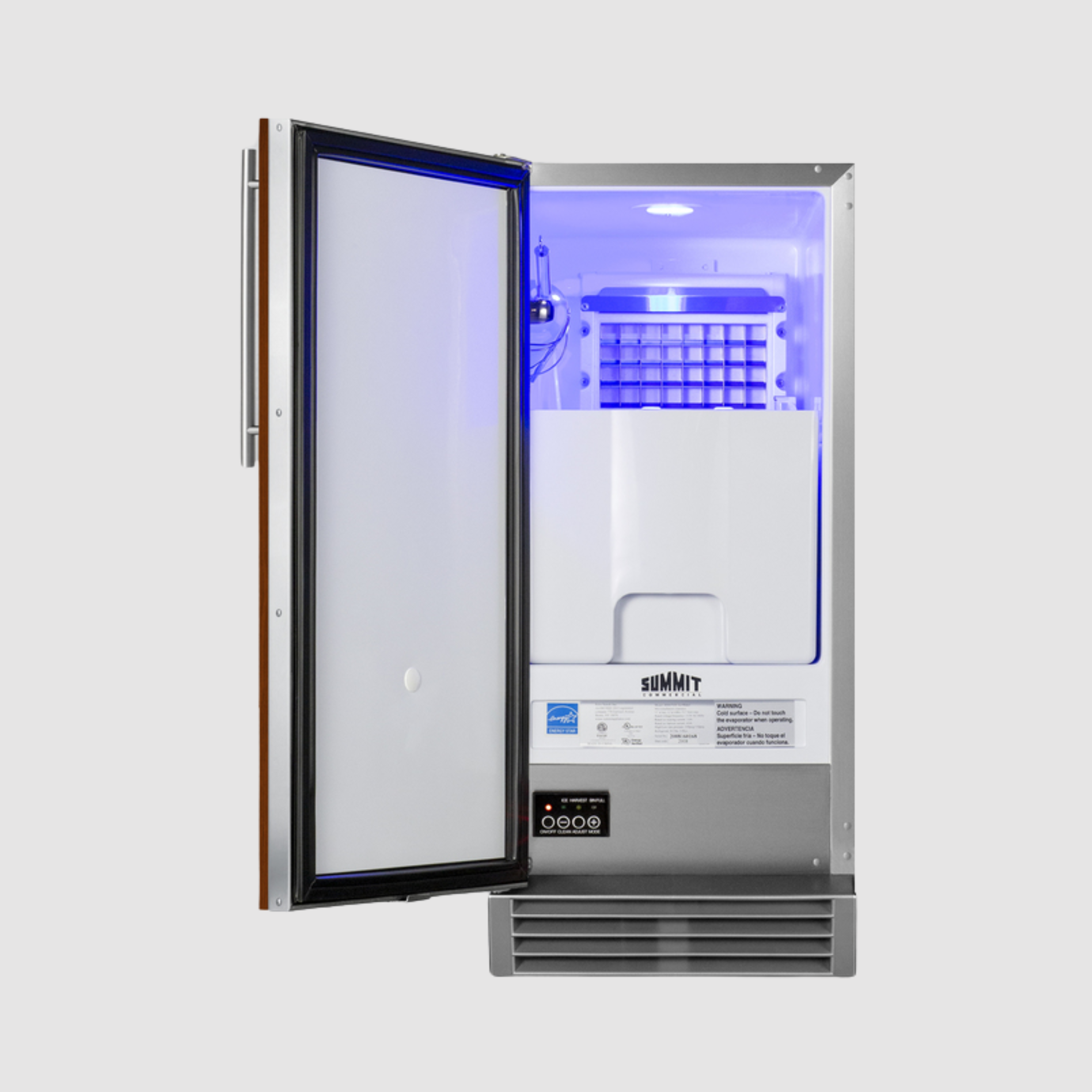 Summit Built-In 50 lb. Clear Icemaker, ADA Compliant (Panel Not Included) BIM44GCSSIFADA