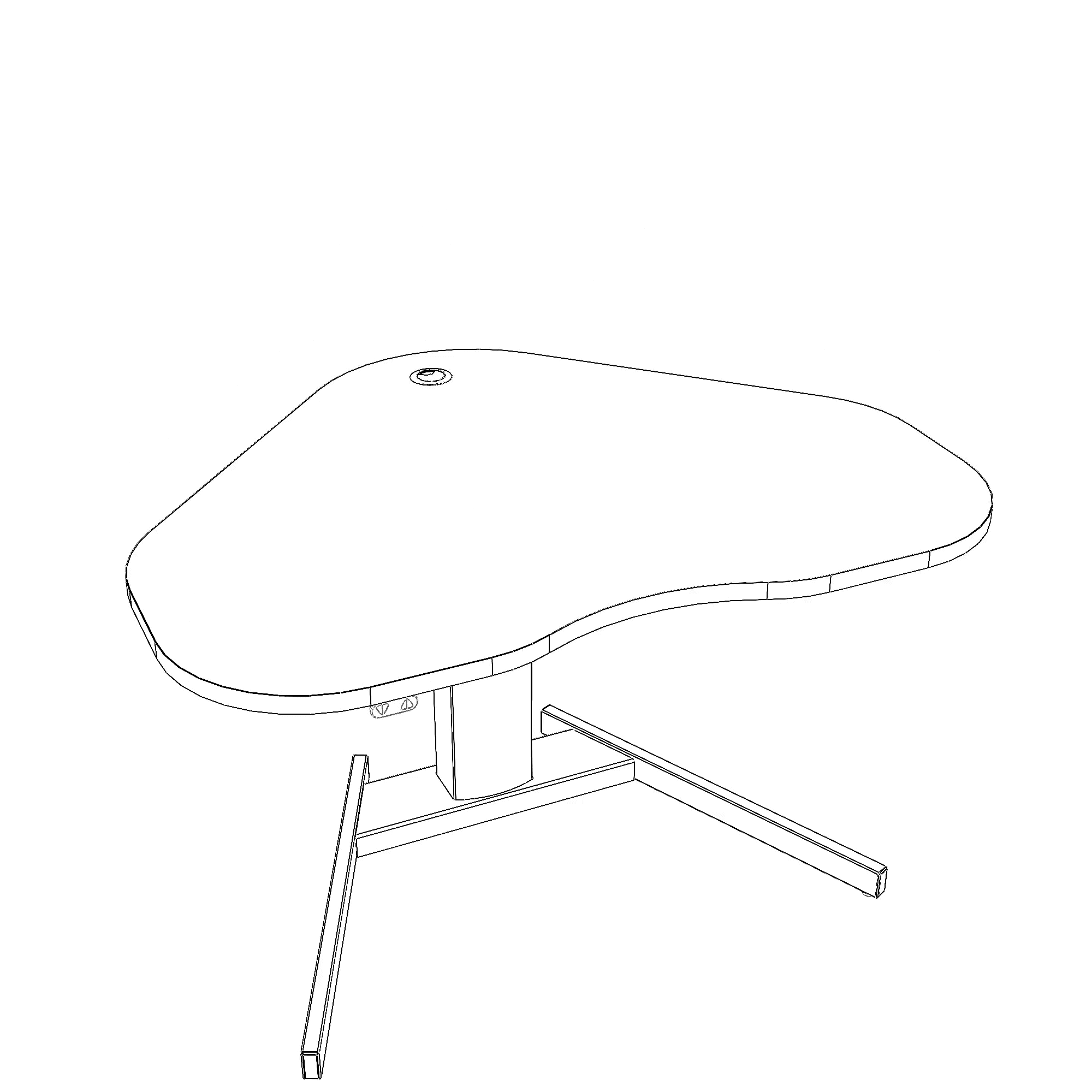 ConSet Electric Adjustable Desk Type 501-19