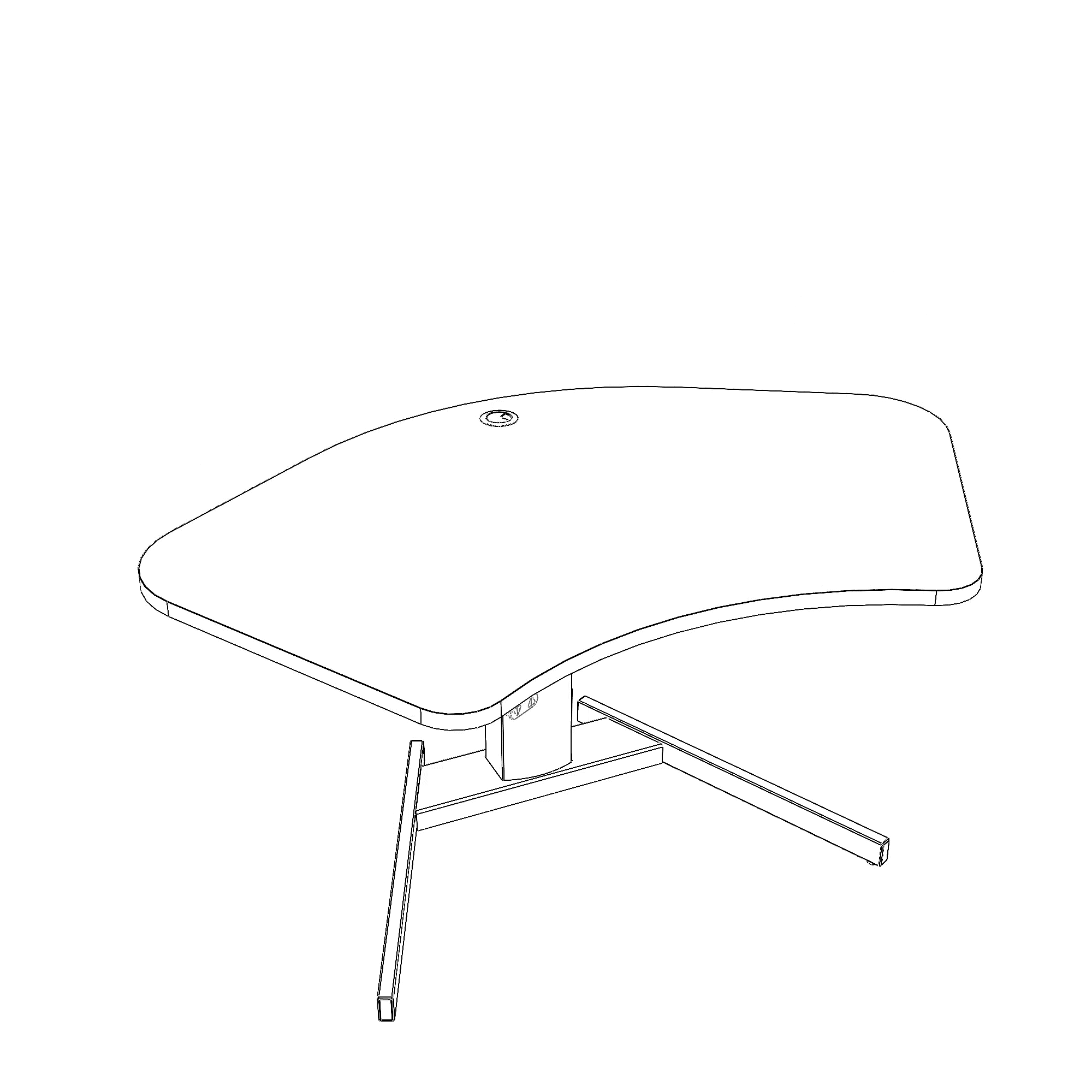 ConSet Electric Adjustable Desk Type 501-19