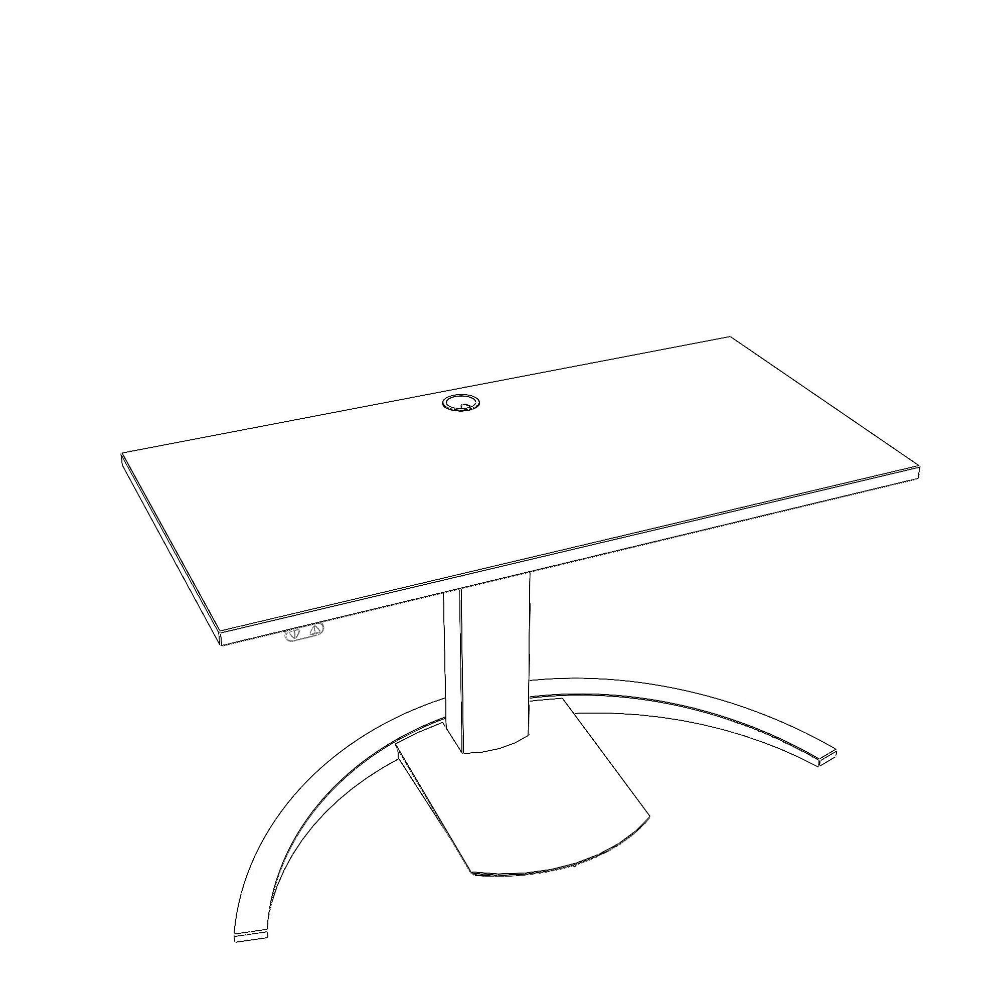 ConSet Electric Adjustable Desk Type 501-19
