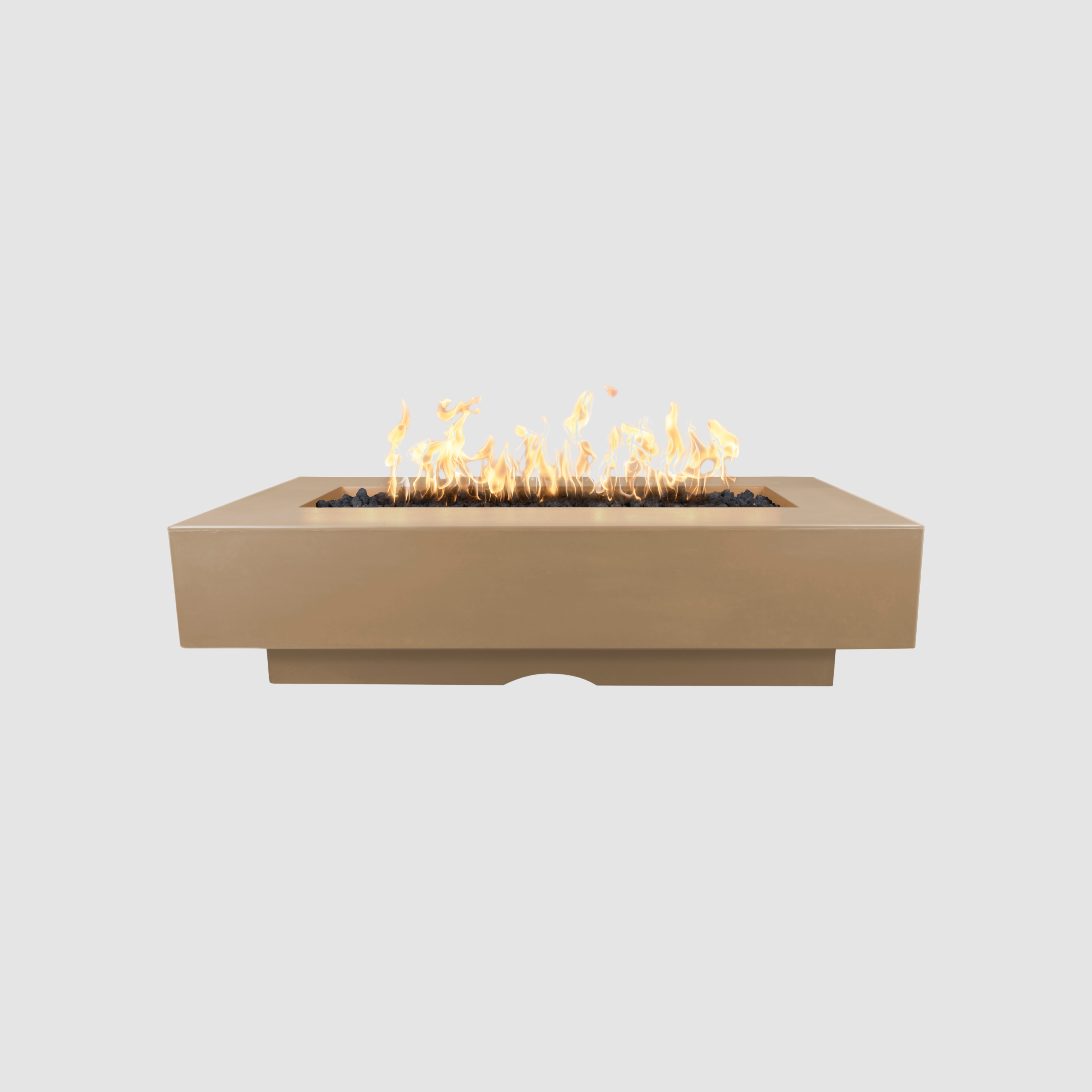 The Outdoor Plus Del Mar Fire Pit - 15″ Tall GFRC Concrete
