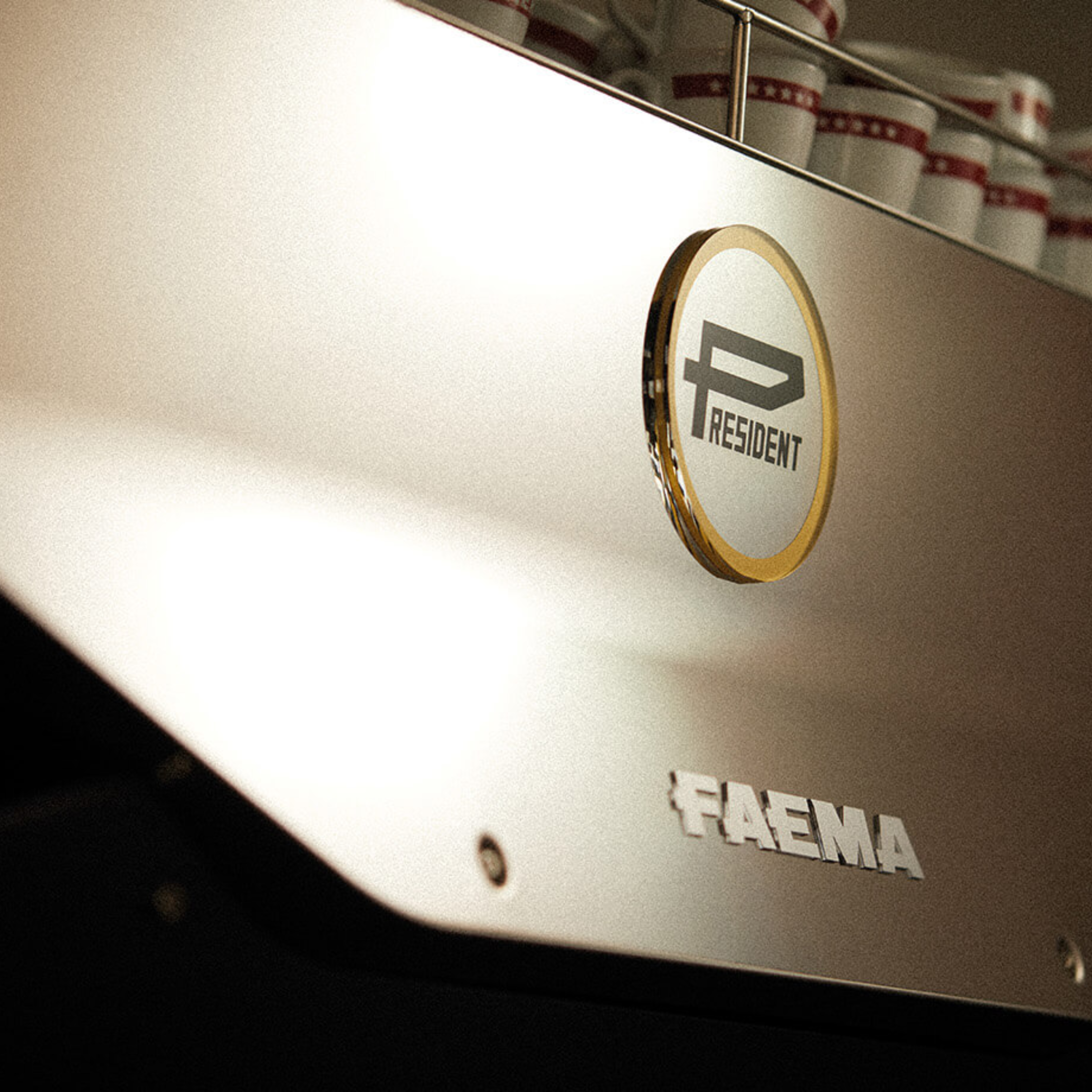 Faema Traditional Espresso Coffee Machine President 3 Buttons