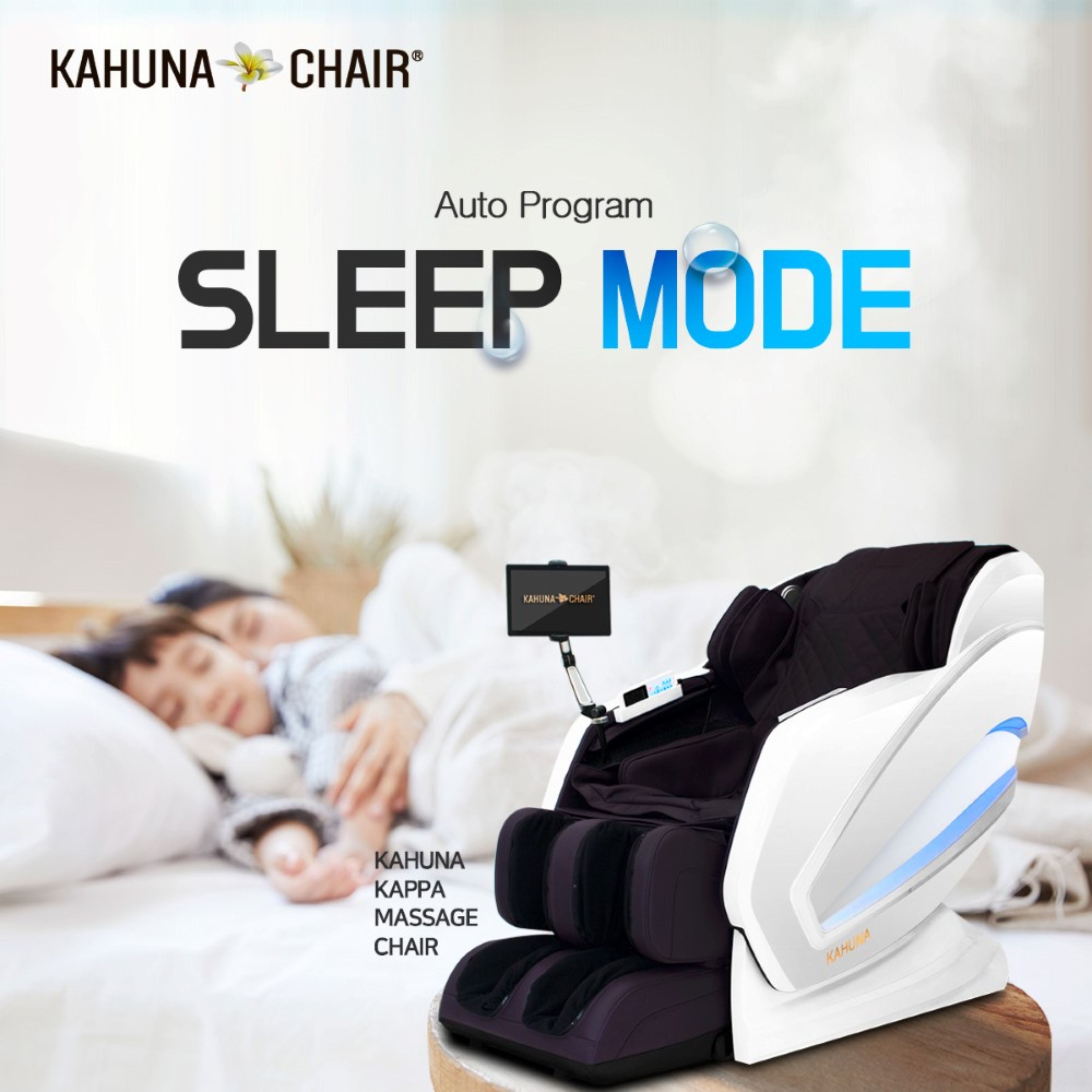 Kahuna Chair Exquisite Rhythmic HSL-Track Kahuna Massage Chair, HM-Kappa Gold with a handheld remote controller KCMHMKappaGold