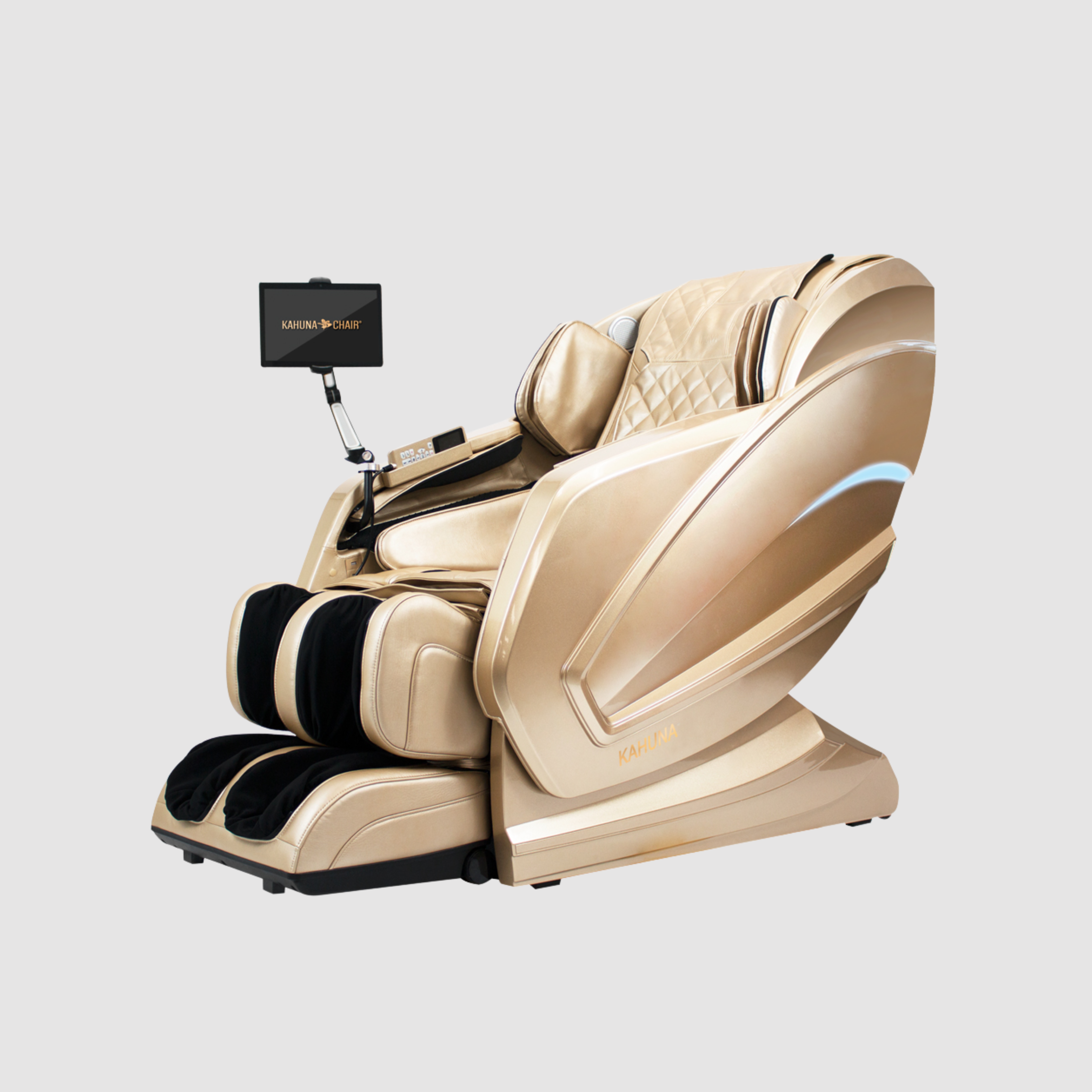Kahuna Chair Exquisite Rhythmic HSL-Track Kahuna Massage Chair, HM-Kappa Gold with a handheld remote controller KCMHMKappaGold