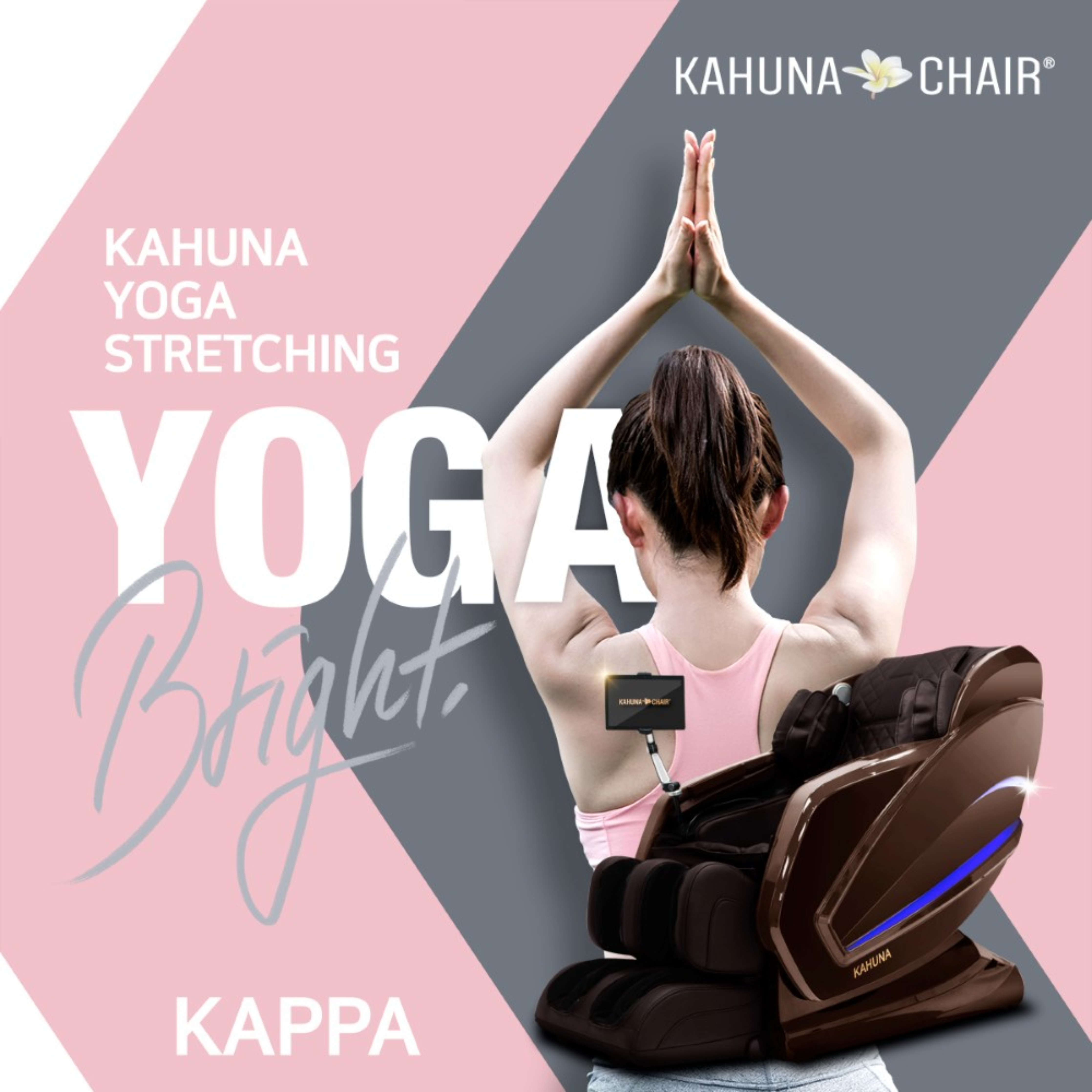 Kahuna Chair Exquisite Rhythmic HSL-Track Kahuna Massage Chair, HM-Kappa Gold with a handheld remote controller KCMHMKappaGold