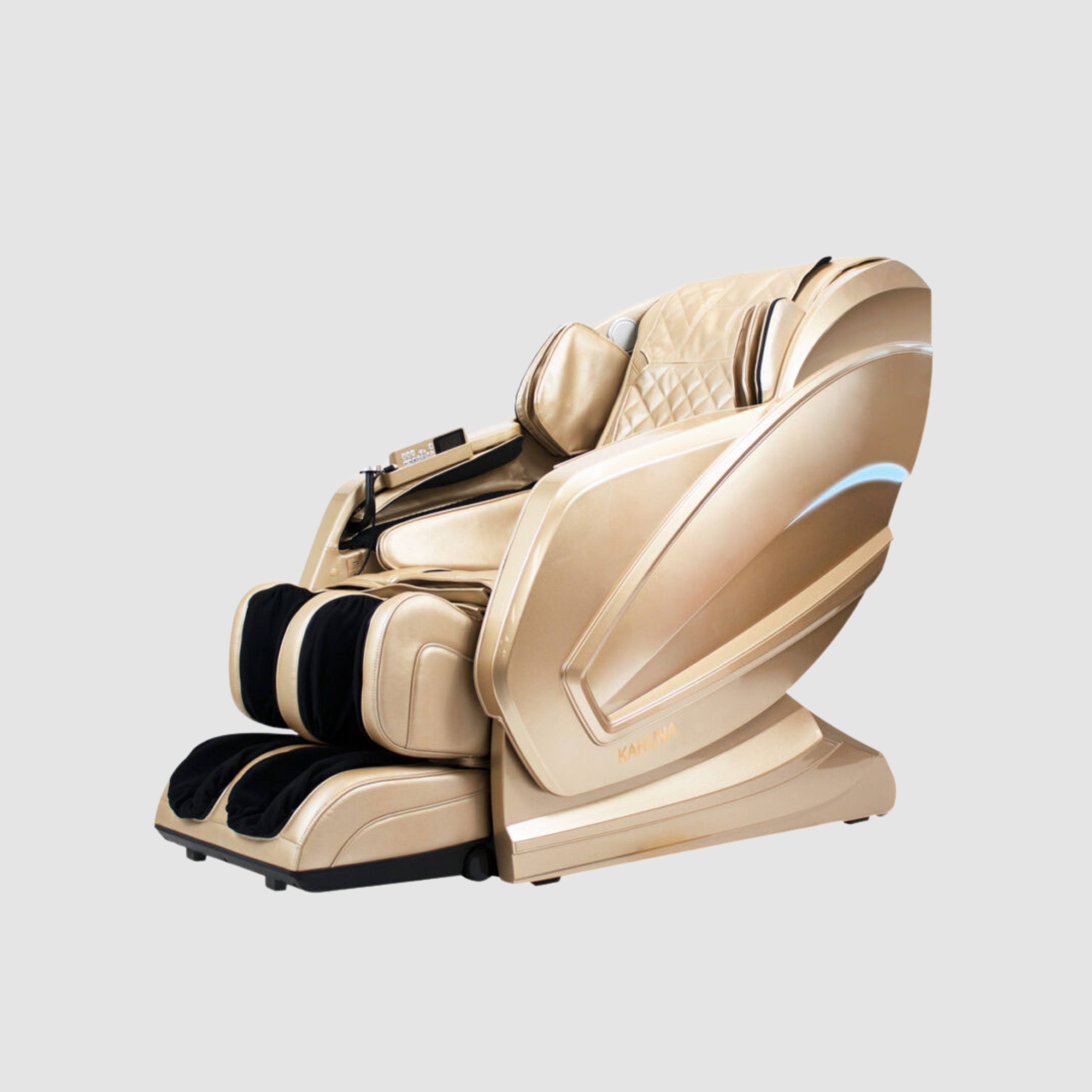 Kahuna Chair Exquisite Rhythmic HSL-Track Kahuna Massage Chair, HM-Kappa Gold with a handheld remote controller KCMHMKappaGold