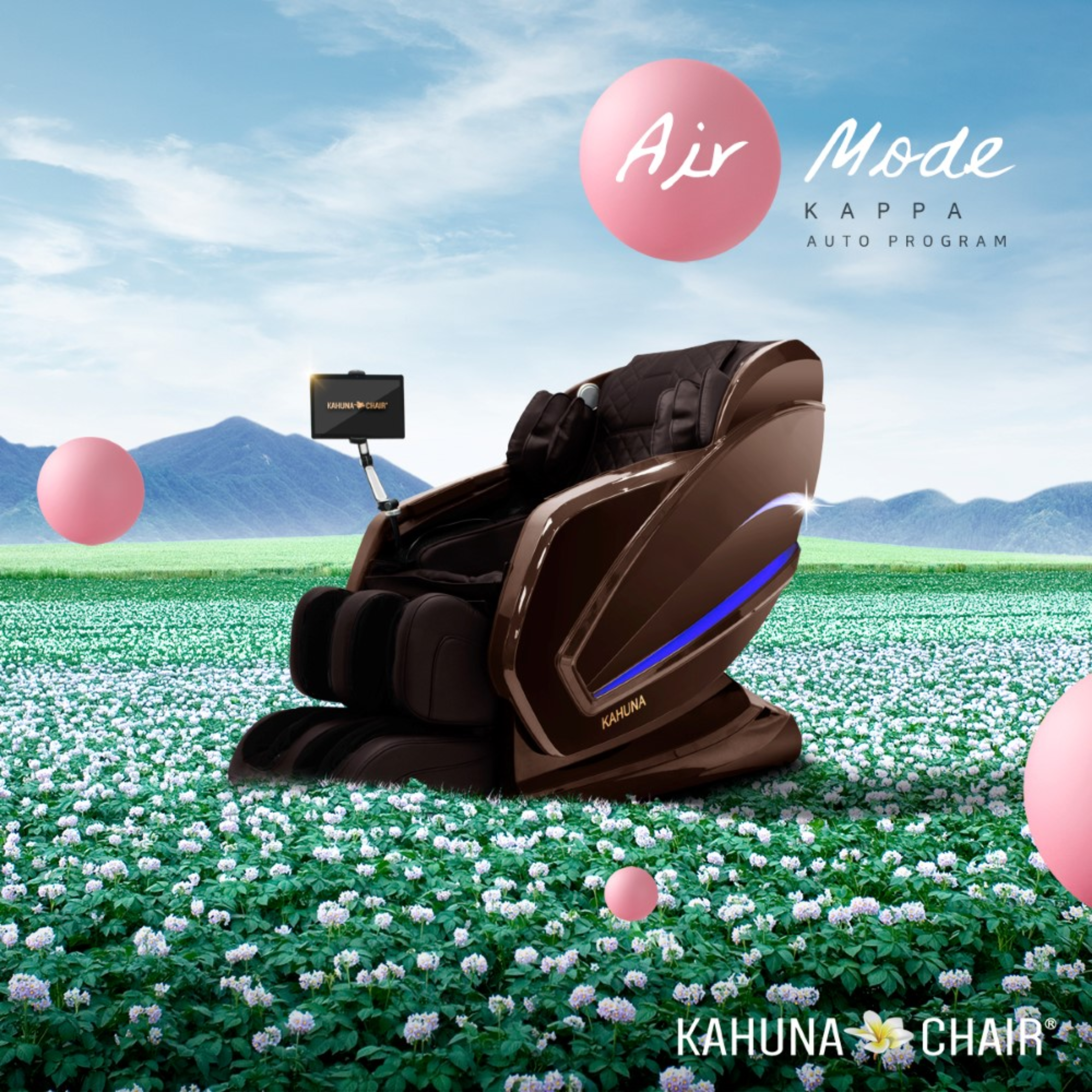 Kahuna Chair Exquisite Rhythmic HSL-Track Kahuna Massage Chair, HM-Kappa Gold with a handheld remote controller KCMHMKappaGold