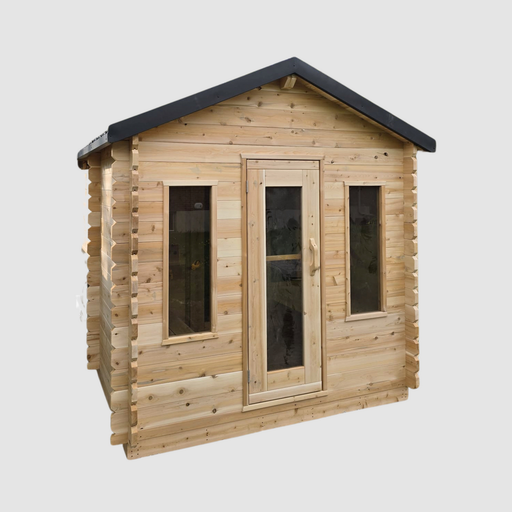 Leisurecraft CT Georgian Cabin Sauna with Changeroom