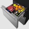 Summit 24" Wide Outdoor 2-Drawer Refrigerator-Freezer, ADA Compliant ADRF244OS