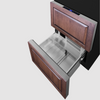 Summit 24" Wide 2-Drawer Refrigerator-Freezer ADRF244PNR (Panels Not Included)