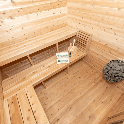 Leisurecraft CT Georgian Cabin Sauna with Porch