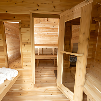 Leisurecraft CT Georgian Cabin Sauna with Changeroom