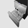 Summit 24" Wide Outdoor 2-Drawer Refrigerator-Freezer, ADA Compliant ADRF244OS