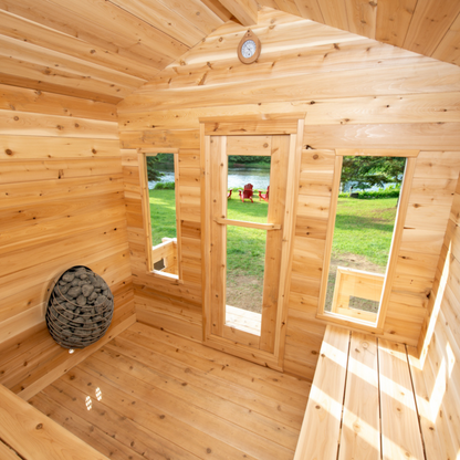 Leisurecraft CT Georgian Cabin Sauna with Porch