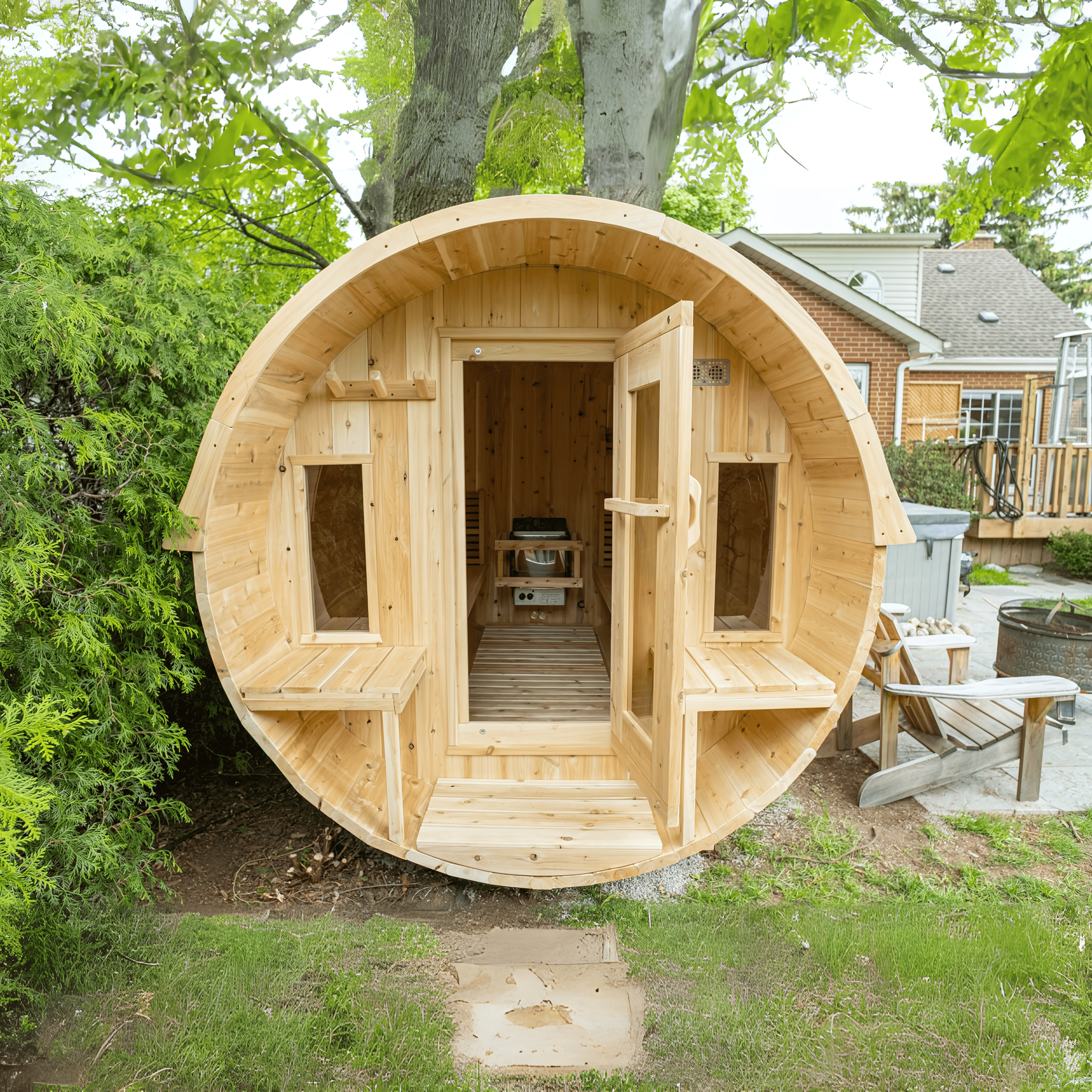 Leisurecraft CT Tranquility Barrel Sauna