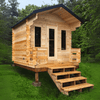 Leisurecraft CT Georgian Cabin Sauna with Porch