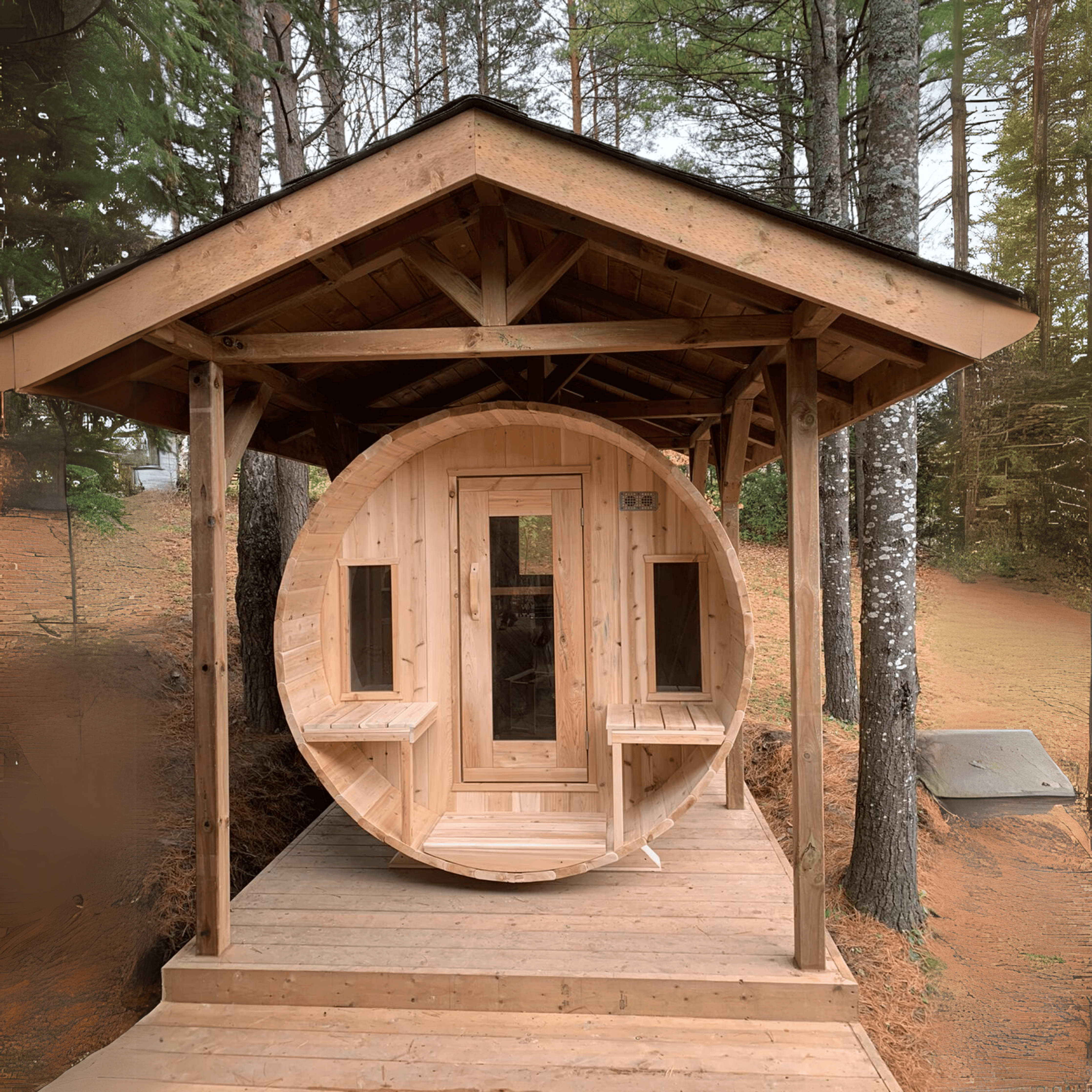 Leisurecraft CT Tranquility Barrel Sauna