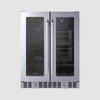 Summit 24" Built-In Dual-Zone Produce Refrigerator, ADA Compliant ALFD24WBVCSSPANTRY