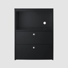 Summit 95" Wide Casework Suite with Beverage Center and Microwave, ADA Height CWSUITE95G