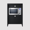 Summit 95" Wide Casework Suite with Beverage Center and Microwave, ADA Height CWSUITE95G