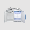 Summit 48" Wide All-In-One Wellness Room Kitchenette C48ELMCLK