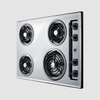 Summit 30" Wide 4-Burner Gas Cooktop Electric ZNL053