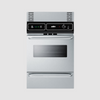 Summit 24" Wide Electric Wall Oven, 220/240V and 115/120V TEM721BKW