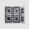Summit 30" Wide 4-Burner Gas Cooktop Electric ZNL053