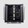 Summit 24" Built-In Dual-Zone Produce Refrigerator, ADA Compliant ALFD24WBVCSSPANTRY