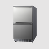 Summit 18" Wide 2-Drawer All-Refrigerator, ADA Compliant (Panels Not Included) ADRD18PNR