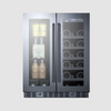 Summit 24" Built-In Wine/Beverage Center, ADA Compliant ALFD24WBV