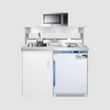 Summit 48" Wide All-In-One Wellness Room Kitchenette with Microwave C48ELMCMW