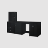 Summit 95" Wide Casework Suite with Beverage Center and Microwave, ADA Height CWSUITE95G