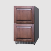 Summit 18" Wide Outdoor 2-Drawer All-Refrigerator, ADA Compliant ADRD18OS