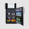 Summit Microwave/Refrigerator Combination with Allocator MRF708BLSSA