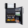 Summit Microwave/Refrigerator Combination with Allocator MRF708BLSSA