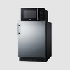 Summit Microwave/Refrigerator-Freezer Combination with Allocator MRF66BK2SSA