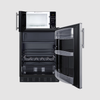 Summit Microwave/Refrigerator Combination with Allocator MRF708BLSSA