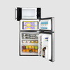 Summit Microwave/Refrigerator-Freezer Combination with Allocator MRF34BSSA