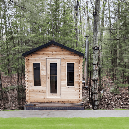 Leisurecraft CT Georgian Cabin Sauna with Changeroom