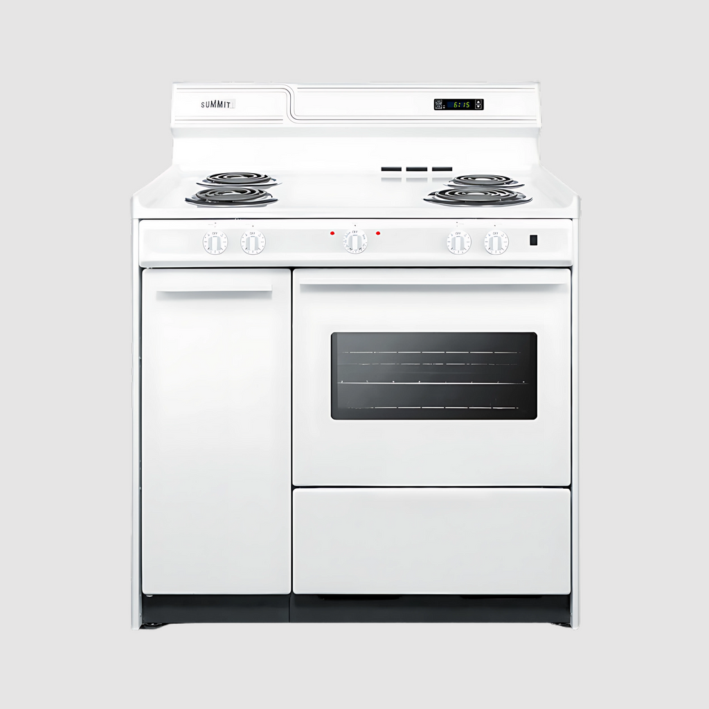 Summit 36" Wide Electric Coil Top Range WEM430KW